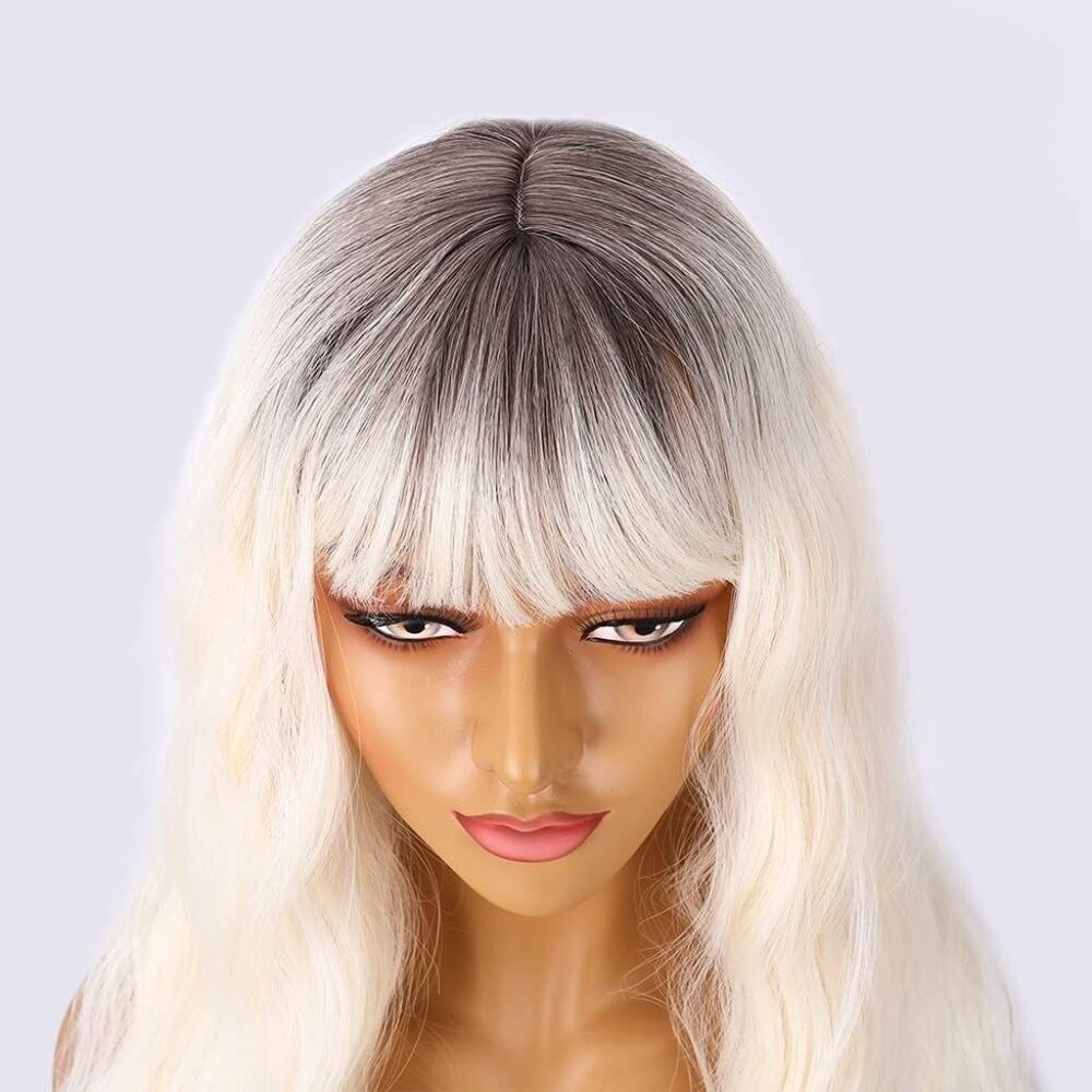 Platinum Blonde Wig,Hair Wigs - Picture 3 of 10